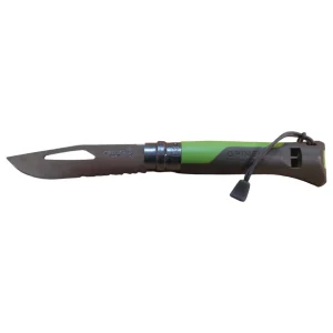 COLTELLO - OPINEL N.08 - CON FISCHIETTO - VERDE