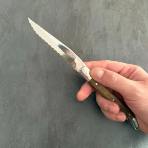 COLTELLO BISTECCA SEGHETTATO - COTTAGE - MADE IN ITALY- SET 6 PEZZI