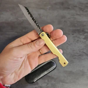 Coltello da tasca - Modello Higonokami - 16cm - Martellato