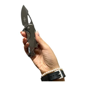 COLTELLO RICHIUDIBILE IN ACCIAIO INOX CON APRIBOTTIGLIE - THIRD
