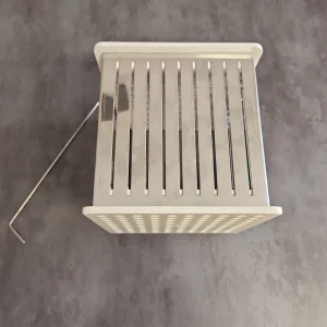 Cubo per 100 Arrosticini - in acciaio Inox