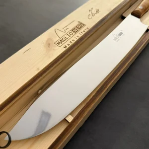 MAGLIO NERO - COLTELLO SCIMITARRA BBQ - 30CM ULIVO SPARTACUS