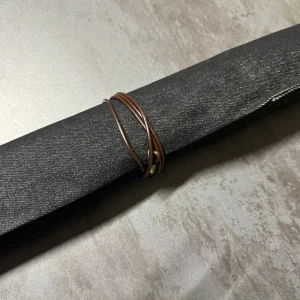 ROTOLO PORTA COLTELLI - ARTIGIANALE - DENIM NERO - MADE IN ITALY 100%