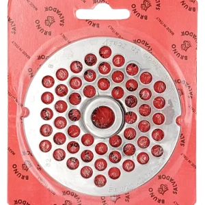SALVADOR - PIASTRA TRITACARNE AUTOAFFILANTE ACCIAIO INOX - N 32 FORO 8