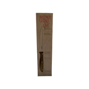 SET 6 COLTELLI BISTROT LEGNO FILO RASOIO - COLTELLI DA TAVOLA - SALVIN