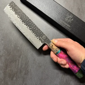 Shynoby Hammered Pro - Nakiri 18cm