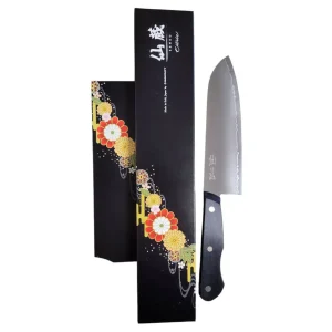 SUNCRAFT - MADE IN JAPAN -SERIE SENZO ENTRÈE- COLTELLO SANTOKU 16,7m