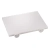 TAGLIERE IN POLIETILENE ALIMENTARE 40x30x2cm - COLORE BIANCO