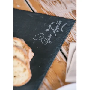VASSOIO ARTIGIANALE - IN ARDESIA - PERSONALIZZABILE